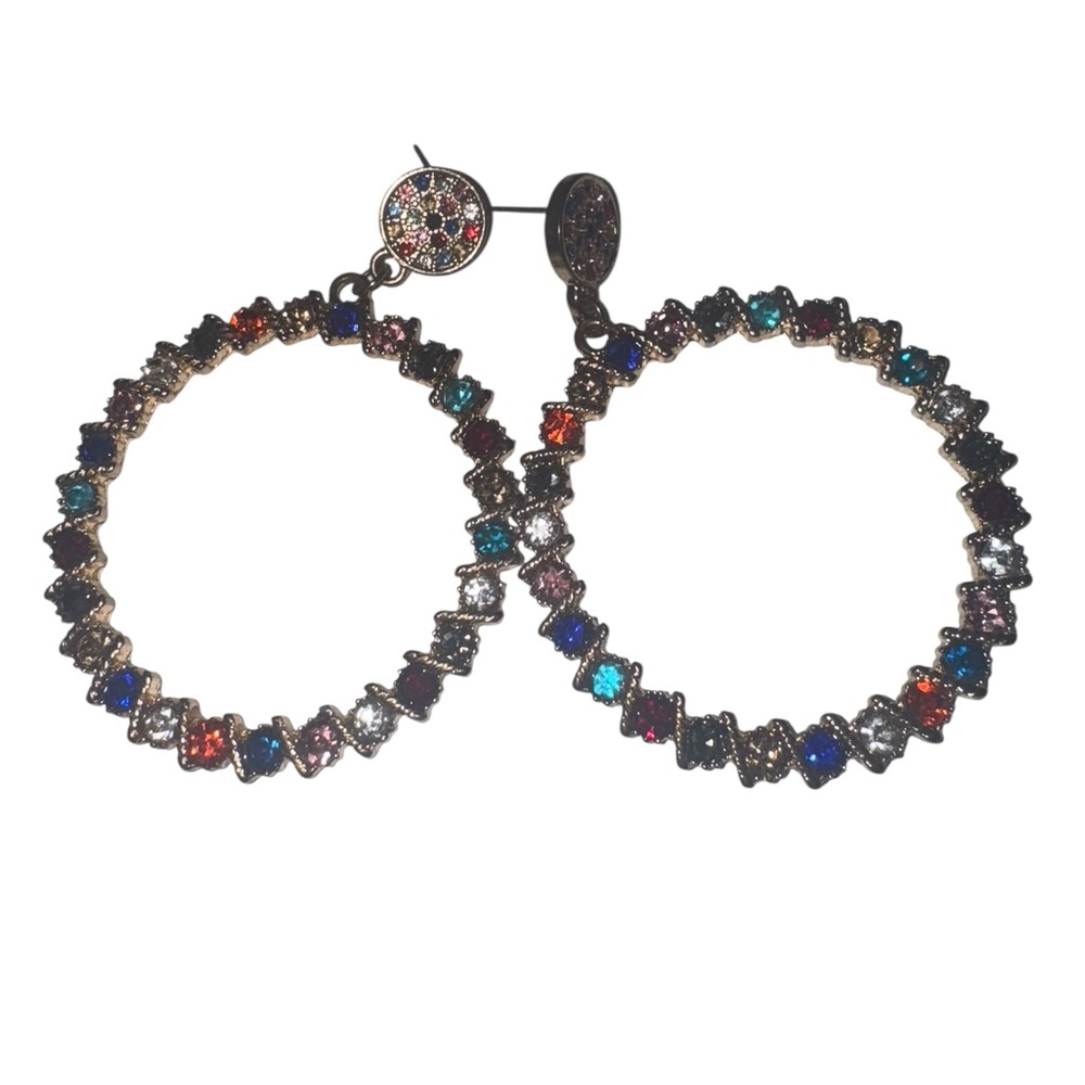 Multicolor Hoop Earrings